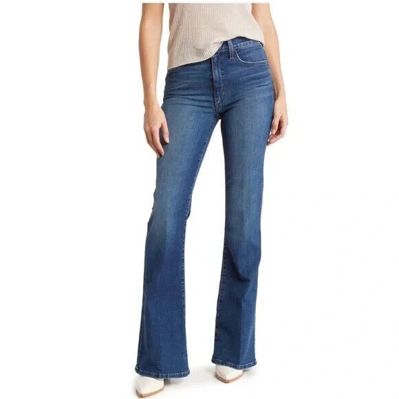 Joe's Jeans High Rise Flare Jeans Herculina Med Wash Size 25 x 34 NWT - Picture 1 of 8